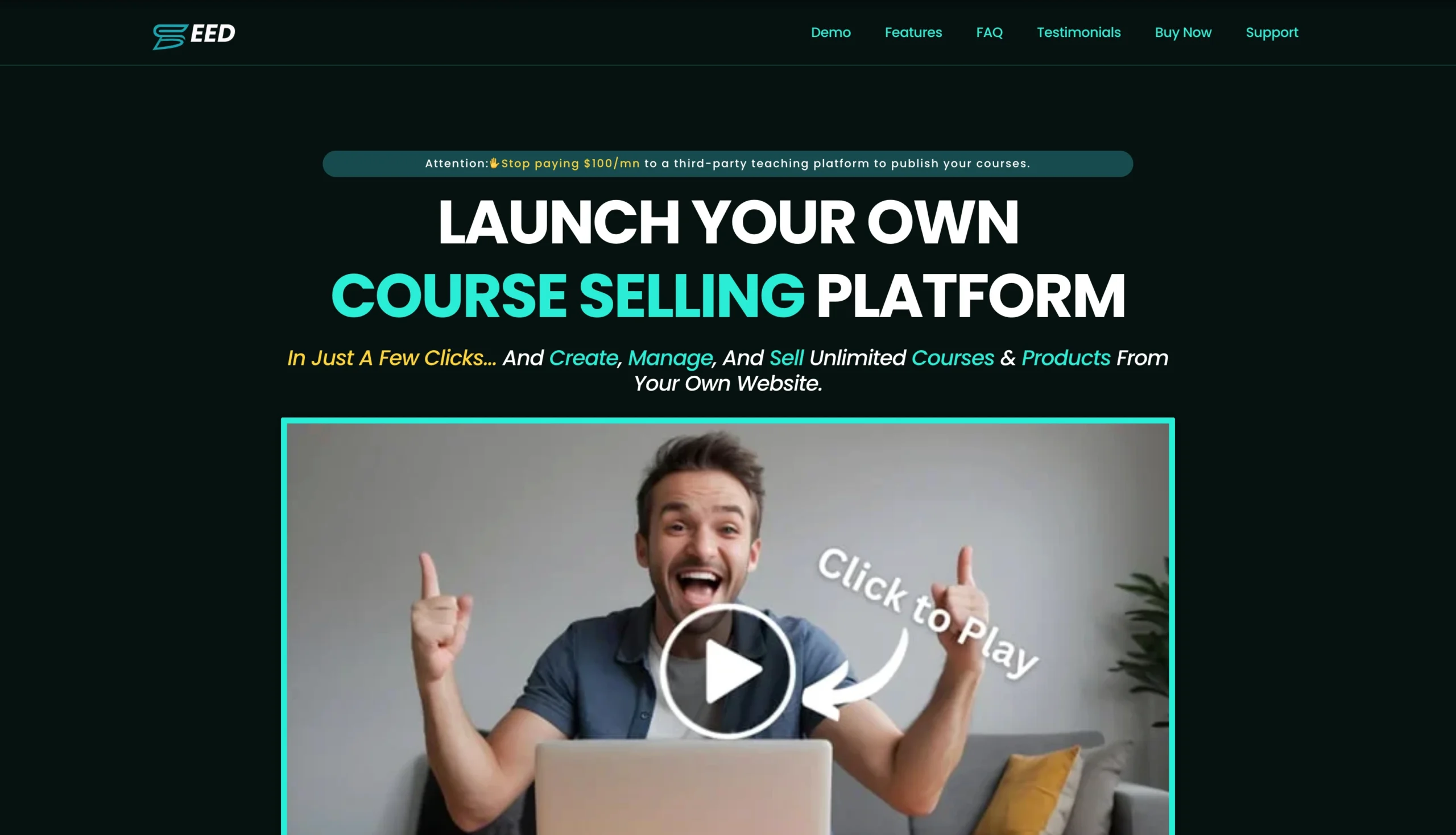 Landing Page design 7 Techysoar seed lms scaled Techysoar